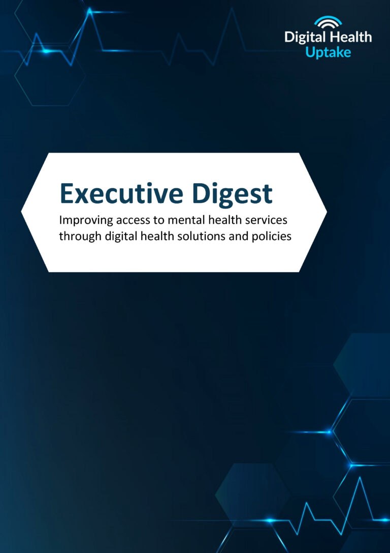 DHU Executive Digest Digital Mental Health title