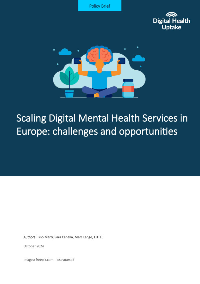 Policy Brief 8 DigitalMentalHealth cover