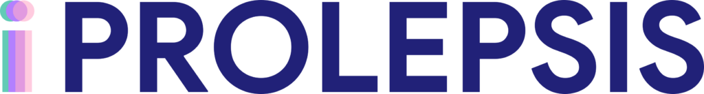 iPROLEPSIS Logo Blue Font Transparent BG High Resolution